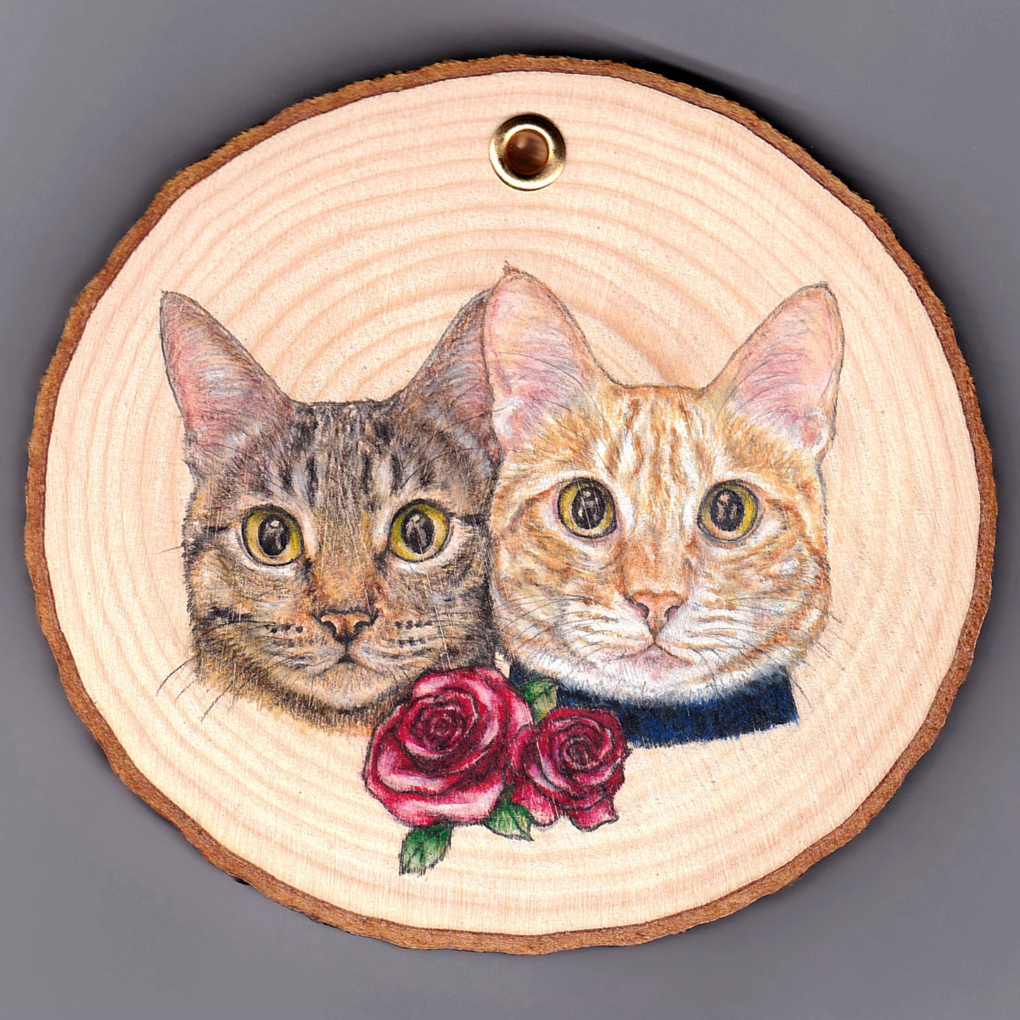 【客製】寵物木繪 | 木顏色 | 貓 | 港短 | 合照 |