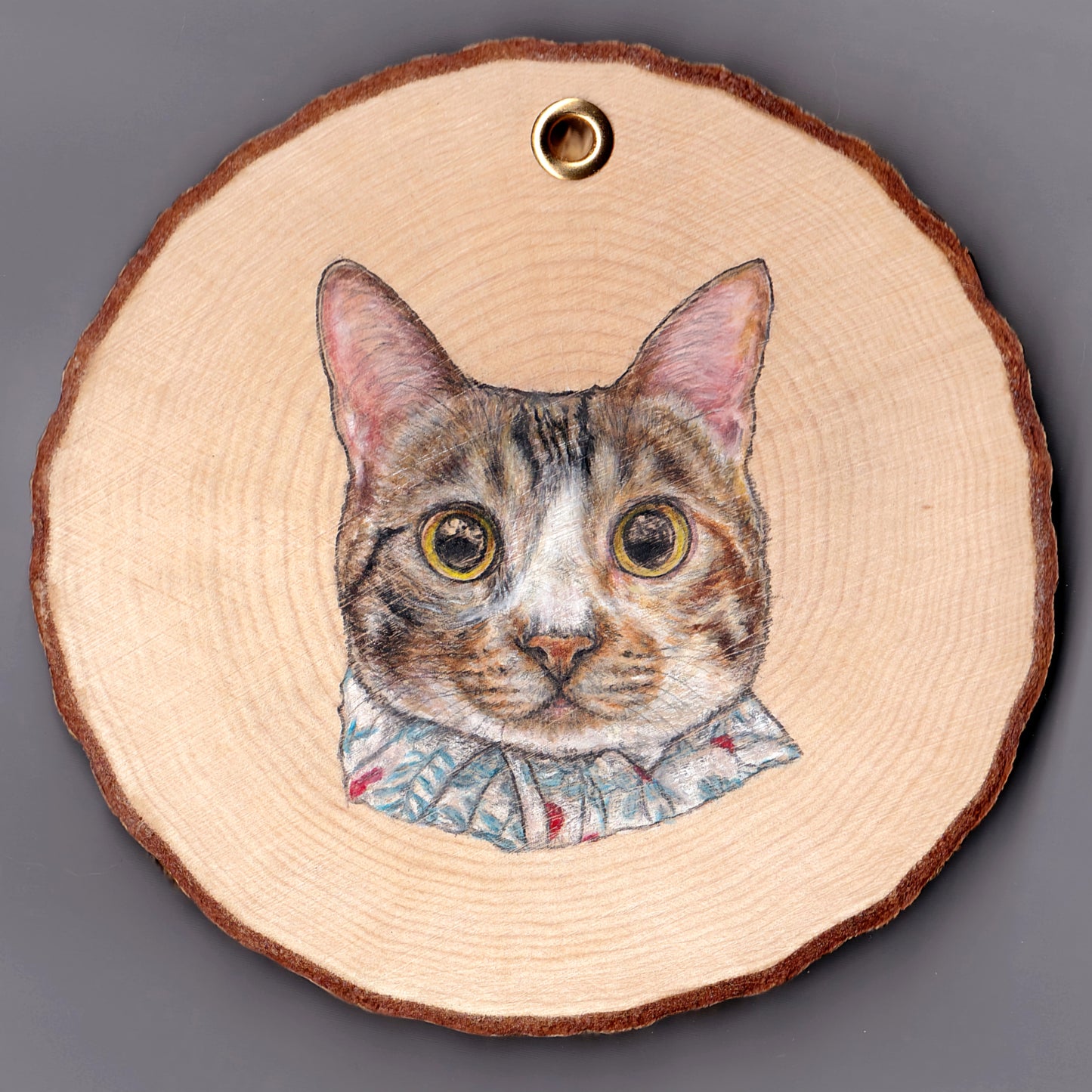 【客製】寵物木繪 | 木顏色 | 貓 | 港短 |