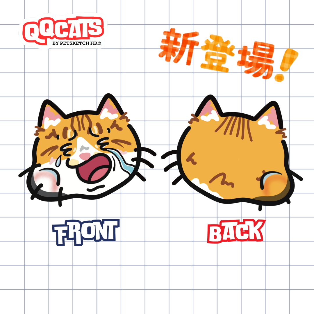 QQ貓夾 | 搣住嚟夾 | 寵物插畫 | 貓畫 |